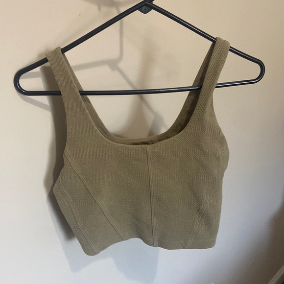 Offline by aerie brownish green cropped top - Picture 3 of 5